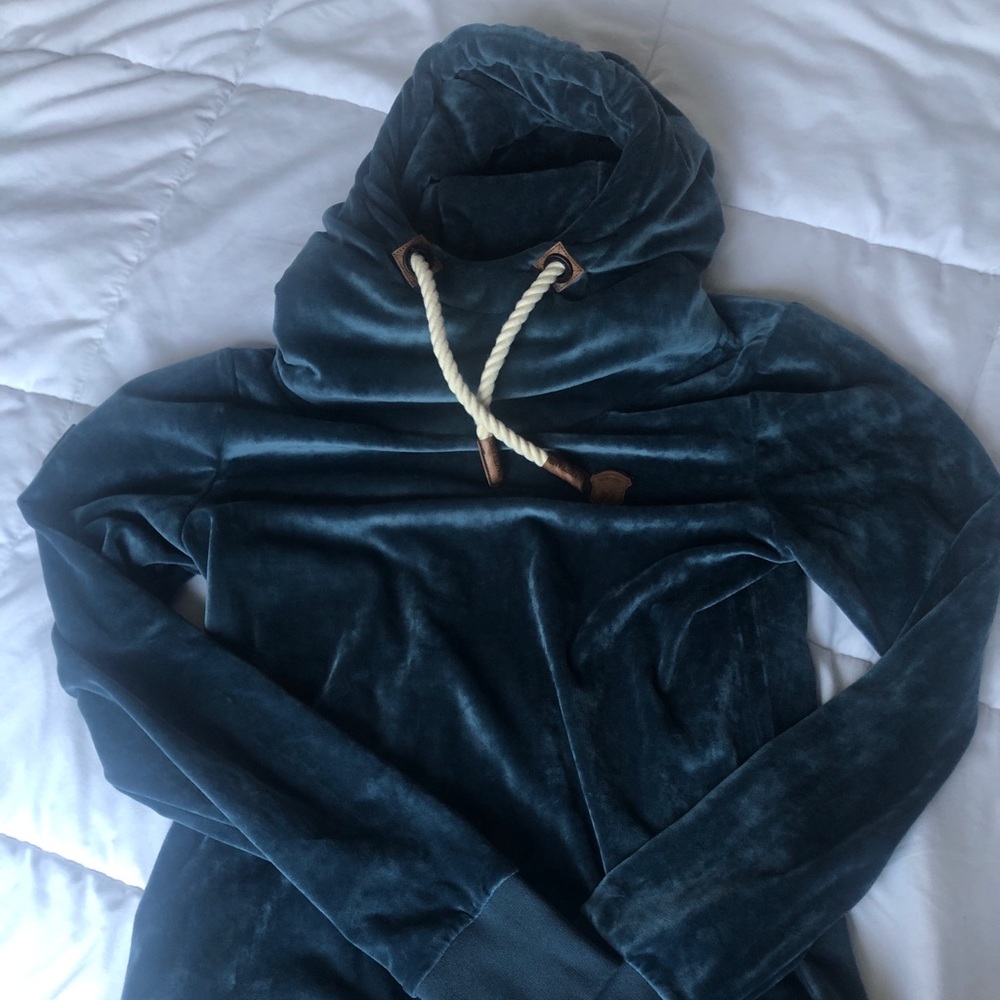 Steel Naketano Velour Women’s Hoodie Medium